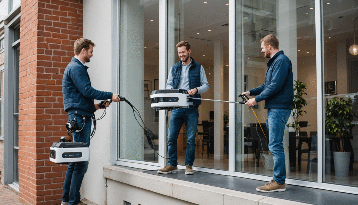 profitez d'une offre incroyable sur notre robot laveur de vitres, exceptionnellement noté 5/5 sur aliexpress. offrez à vos fenêtres un nettoyage impeccable et effortless !